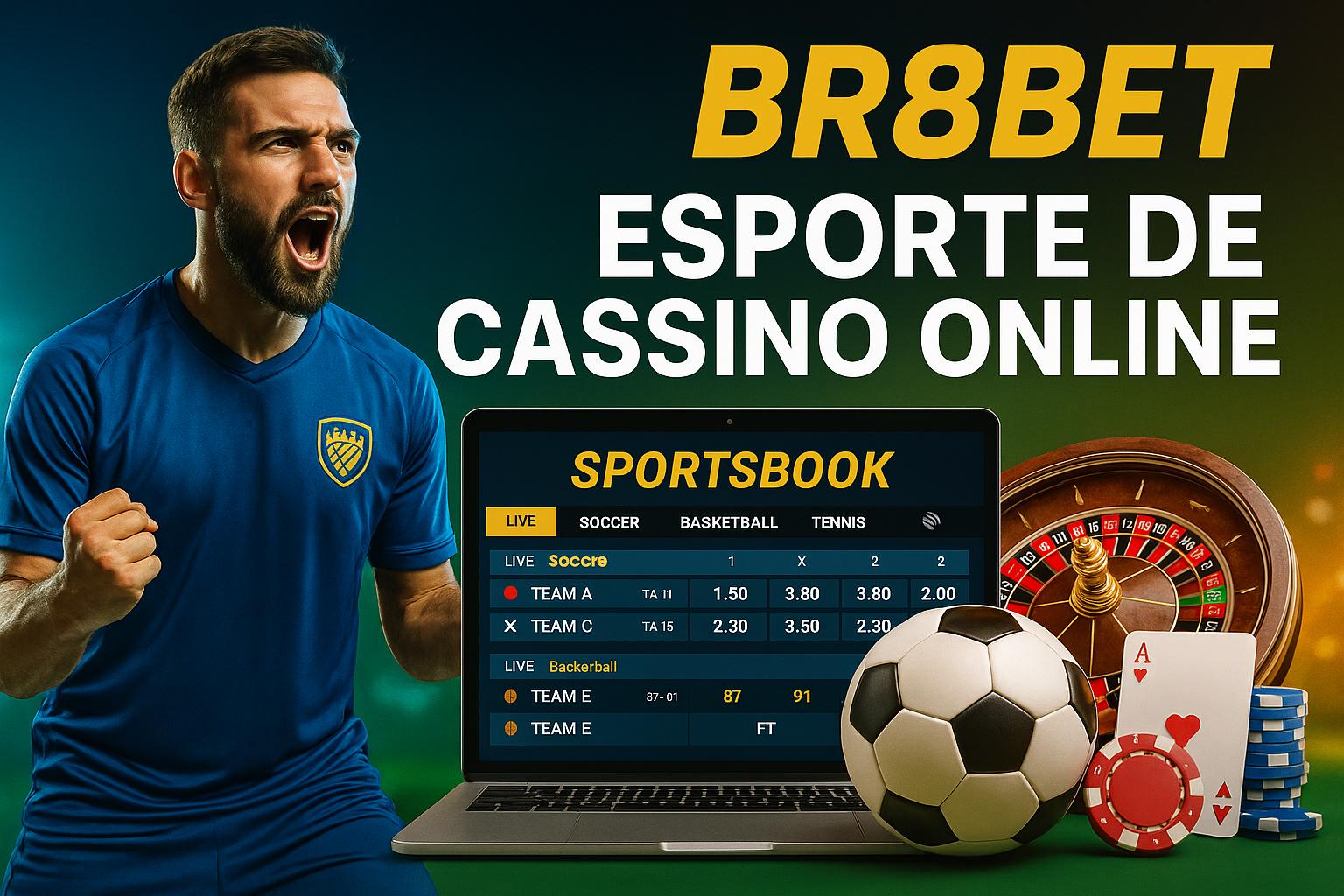Aposte em apostas esportivas no cassino online BR8BET